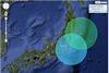 japan quake map