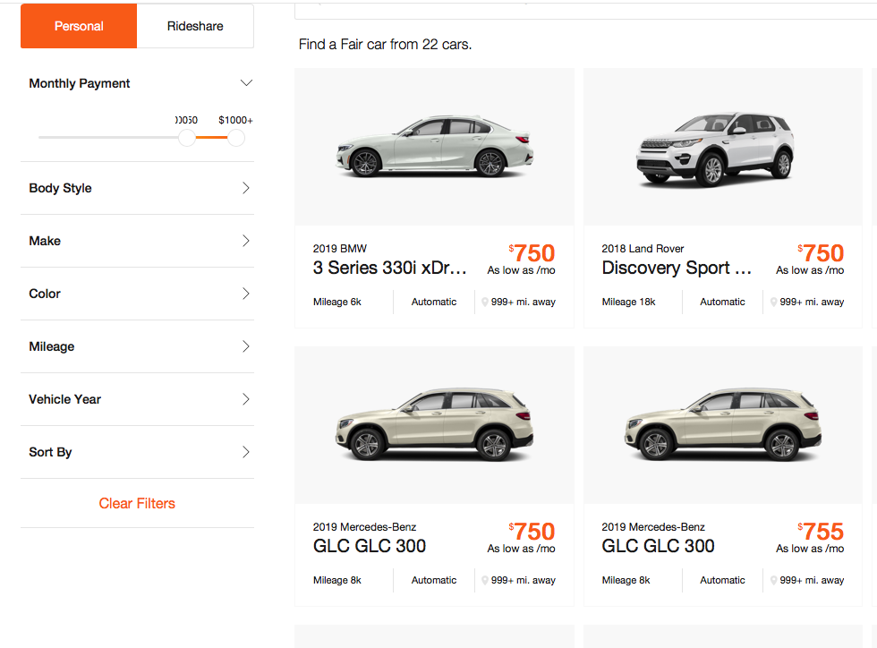 Ford Sells Canvas Vehicle Subscription Service Article