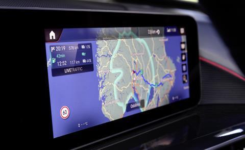 Mercedes-navigation